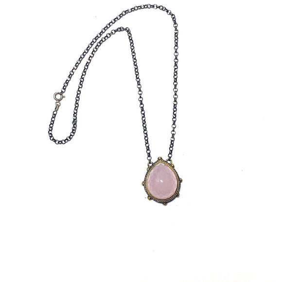 Bora Rose Quartz Necklace