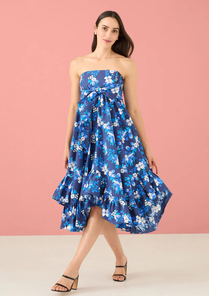 dalia maxi dress The Dalia Skirt Dress XS / Navy Augusta Garden Stripe