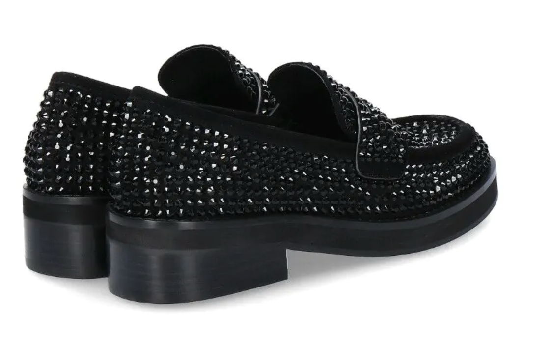 Bibi Lou Black Studed Loafers – Green Eyed Daisy