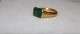 RAM 24K Gold Emerald Ring