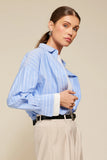 Line & Dot Mer Button Down Shirt