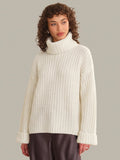 525 America Vida: Turtleneck Shaker Pullover