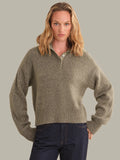 525 America Boxy Snap Front Henley