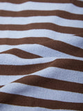 525 America Jordan: Striped Cropped Cardigan