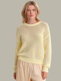 525 America IRIS Cotton Open Stitch Sweater