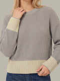 525 America Sienna Stripe Rib Pullover