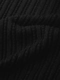 525 America Tabitha Crochet Collar Long Sleeve Henley Top
