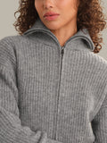 525 America Wesley Cropped Zip Fuzzy Jacket