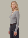 525 America Emmeline Rib Layered Henley