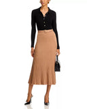 525 America Rory Pleated Midi Skirt