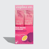 Copina Co. Passionfruit Sea Moss Refresher Drink- 8 Stick Pack in Carton