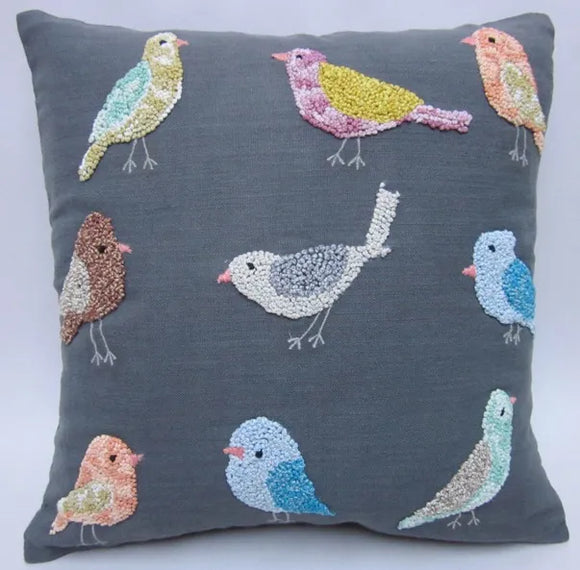 Natural Habitat Knotty Birds Pillow