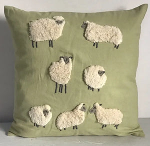 Natural Habitat Furry Fluffy Sheep Pillow