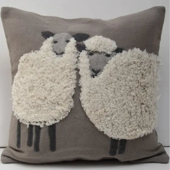 Natural Habitat Sheep Duo Pillow