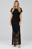 Milio Milano Lace Hem Maxi Skirts