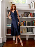 Margaret O'Leary Darya Double V Neck Dress