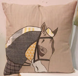 Natural Habitat Horse Head Pillow