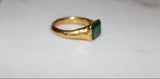 RAM 24K Gold Emerald Ring