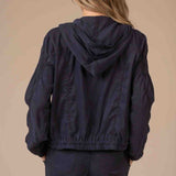 Marrakech Carly Solid Navy Blue Jacket