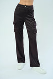 Marrakech Zendaya Satin Stretch Viscose Wide Leg Pants