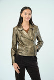 Marrakech Piper Metallic Moto Jacket