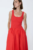 Pistola Alessia Smocked Drop Waist Dress