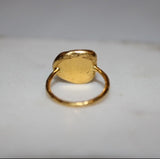 RAM 24k Gold Tourmaline Ring