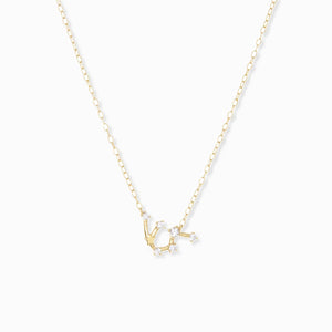 Marlyn Schiff Jewelry Aquarius Zodiac Constellation Necklace