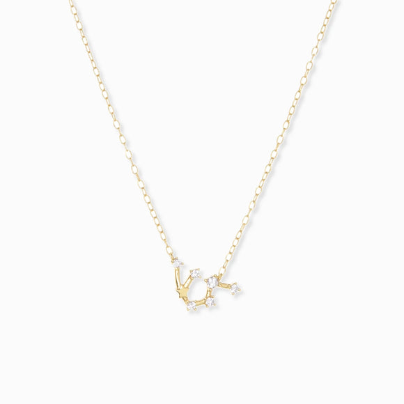 Marlyn Schiff Jewelry Aquarius Zodiac Constellation Necklace