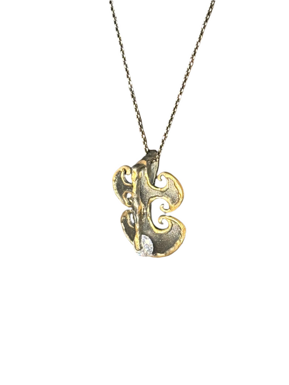 Bora CZ Shield Necklace