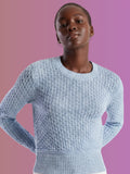 BRODIE Cable Twist Yarn Crew Neck Sweater