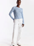 BRODIE Cable Twist Yarn Crew Neck Sweater