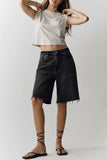 Pistola Nolan Relaxed Straight Cut off Bermuda Shorts