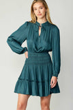 Current Air Smocked Mini Dress