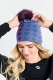 Lisa Todd Love Lines Beanie In Grotto Combo