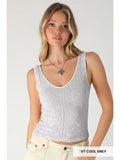 NIKIBIKI Vintage Reversible Textured Top
