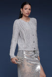 Avec Les Filles Textured Knit Cardigan