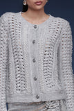 Avec Les Filles Textured Knit Cardigan