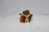RAM 24K Gold Mult Tourmaline Ring