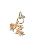 Solar Eclipse Hand-painted Celestial Stars Bag Charm + Keychain