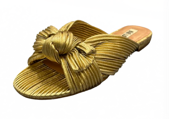 Bibi Lou Minnie Flat Gold Sandals