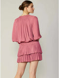 Current Air Andrea Pleated Mini Dress