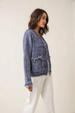 Line & Dot Bonny Fringe Cardigan