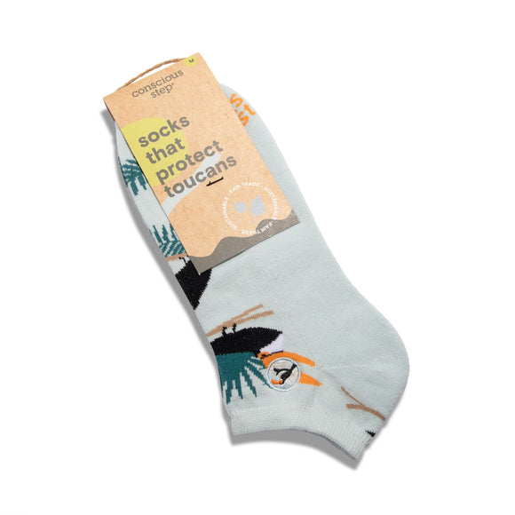 Conscious Step Ankle Socks That Protect Toucans