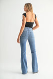 Just Black Denim The Skinny Flare Jean