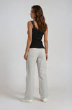 Marrakech Caleb Stretch Tencel High-Rise 31.5" Wide-Leg Pant