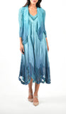 Komarov 2PC Dress and Jacket Set Marine Night Ombre