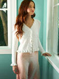 Margaret O'Leary Ruffle Cardigan