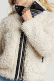 Adroit Atelier Carrie Short Mongolian Faux Fur Coat