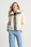 Adroit Atelier Carrie Short Mongolian Faux Fur Coat